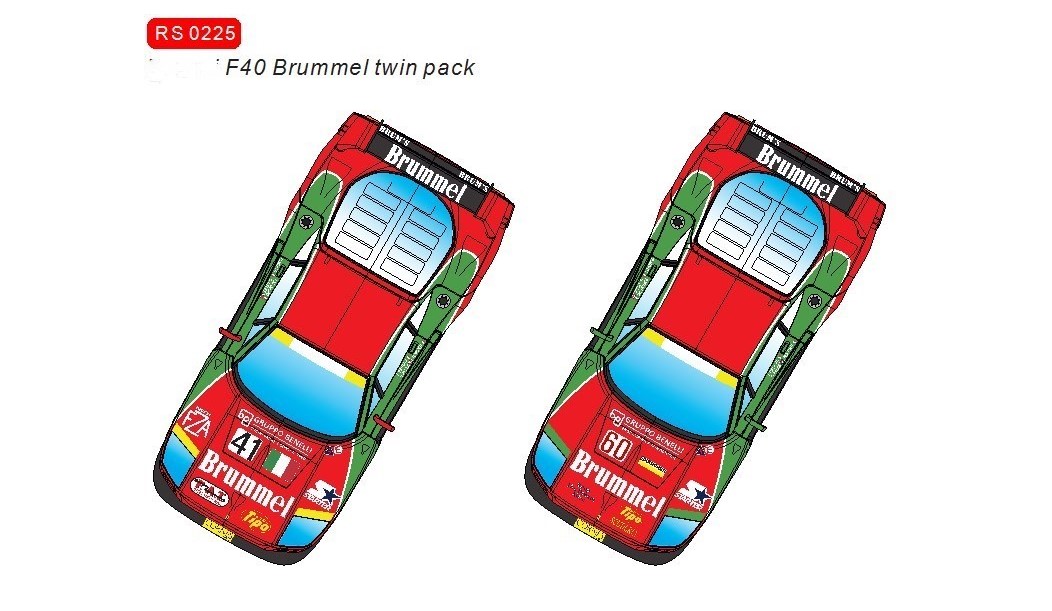 RS0225 F40 Brummel Twin Pack